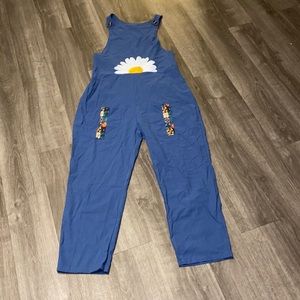 Cute Jumpsuit with pockets and side zip